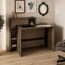 Hanah Home Escritorio de Estudio Amber - Walnut